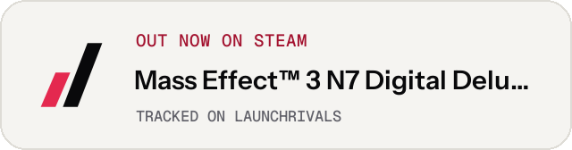 Light launch badge for Mass Effect™ 3 N7 Digital Deluxe Edition (2012)
