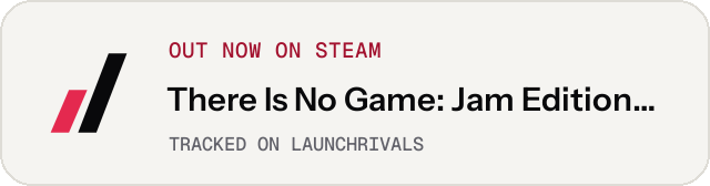Light launch badge for There Is No Game: Jam Edition 2015