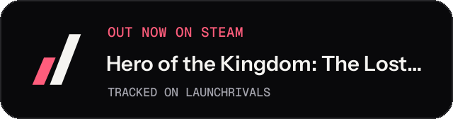 Dark launch badge for Hero of the Kingdom: The Lost Tales 1