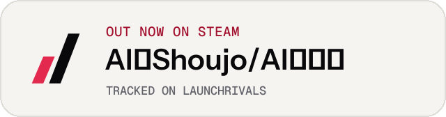 Light launch badge for AI＊Shoujo/AI＊少女