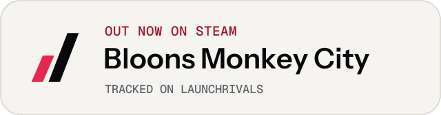 Light launch badge for Bloons Monkey City