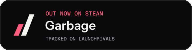 Dark launch badge for Garbage