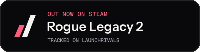 Dark launch badge for Rogue Legacy 2