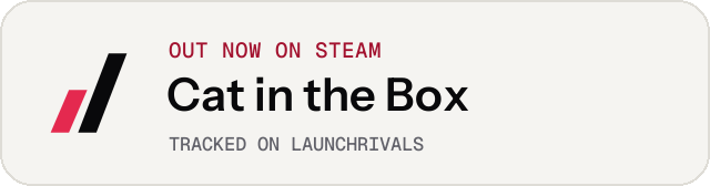 Light launch badge for Cat in the Box