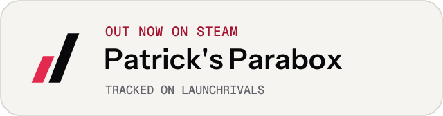 Light launch badge for Patrick's Parabox