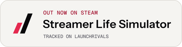 Light launch badge for Streamer Life Simulator