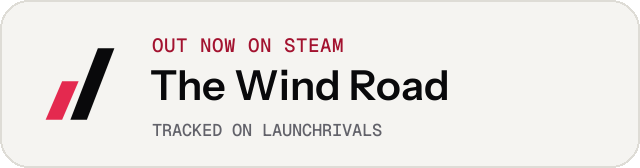 Light launch badge for The Wind Road