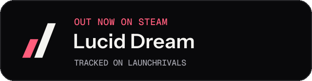 Dark launch badge for Lucid Dream