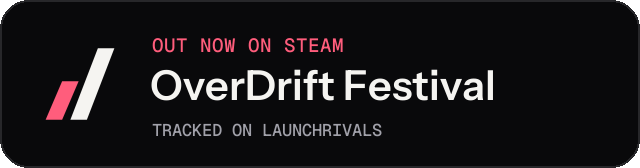 Dark launch badge for OverDrift Festival