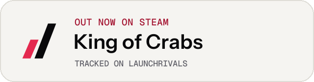 Light launch badge for King of Crabs