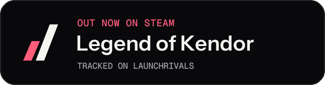 Dark launch badge for Legend of Kendor