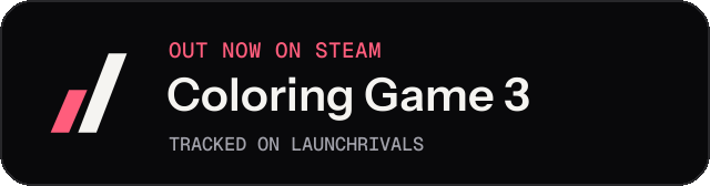 Dark launch badge for Coloring Game 3