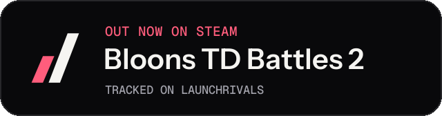 Dark launch badge for Bloons TD Battles 2