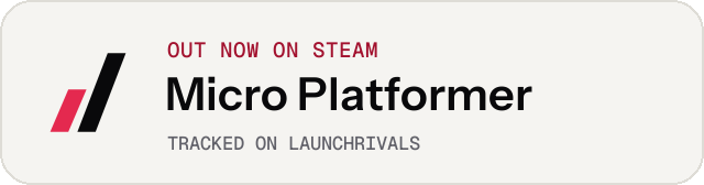 Light launch badge for Micro Platformer