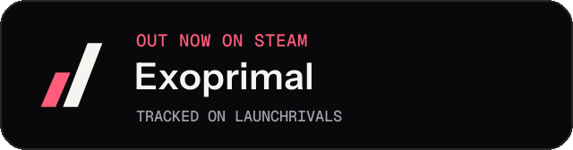 Dark launch badge for Exoprimal