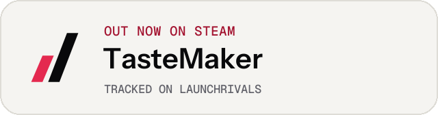 Light launch badge for TasteMaker