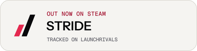 Light launch badge for STRIDE