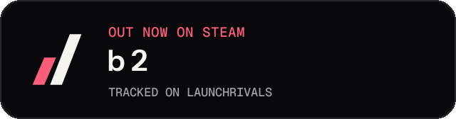 Dark launch badge for b 2