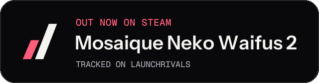 Dark launch badge for Mosaique Neko Waifus 2