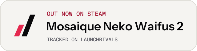 Light launch badge for Mosaique Neko Waifus 2