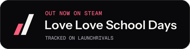 Dark launch badge for Love Love School Days