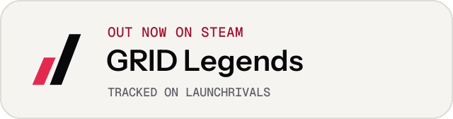 Light launch badge for GRID Legends