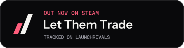 Dark launch badge for Let Them Trade