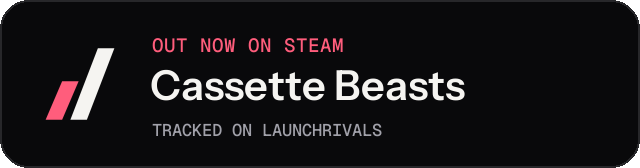 Dark launch badge for Cassette Beasts