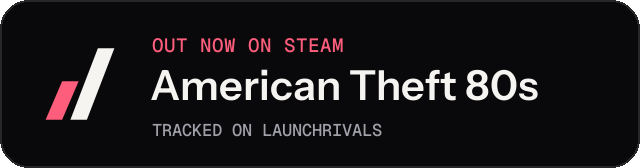 Dark launch badge for American Theft 80s