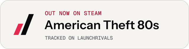 Light launch badge for American Theft 80s