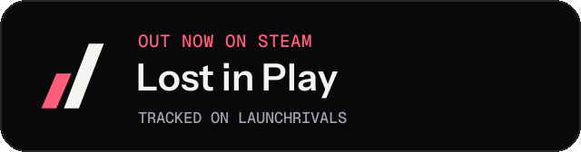 Dark launch badge for Lost in Play