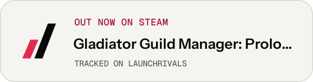 Light launch badge for Gladiator Guild Manager: Prologue