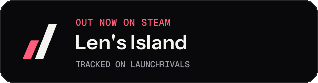 Dark launch badge for Len's Island