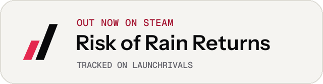 Light launch badge for Risk of Rain Returns