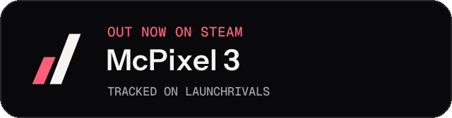 Dark launch badge for McPixel 3