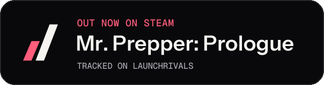 Dark launch badge for Mr. Prepper: Prologue