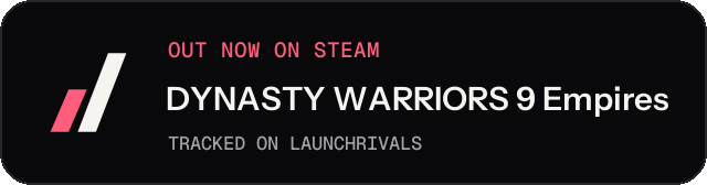 Dark launch badge for DYNASTY WARRIORS 9 Empires