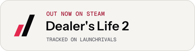 Light launch badge for Dealer's Life 2