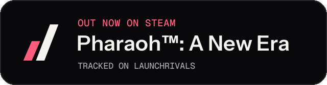Dark launch badge for Pharaoh™: A New Era
