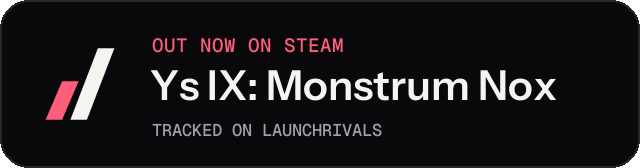 Dark launch badge for Ys IX: Monstrum Nox