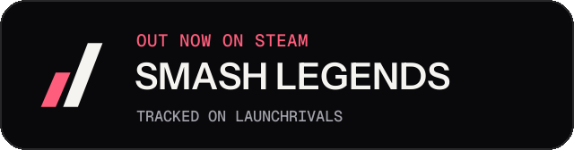 Dark launch badge for SMASH LEGENDS
