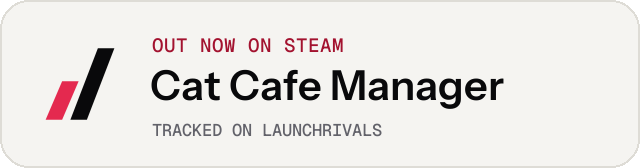 Light launch badge for Cat Cafe Manager
