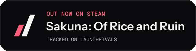 Dark launch badge for Sakuna: Of Rice and Ruin