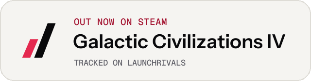 Light launch badge for Galactic Civilizations IV