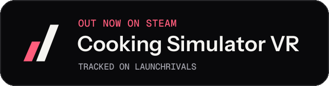 Dark launch badge for Cooking Simulator VR