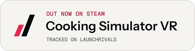 Light launch badge for Cooking Simulator VR