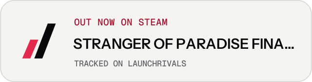 Light launch badge for STRANGER OF PARADISE FINAL FANTASY ORIGIN
