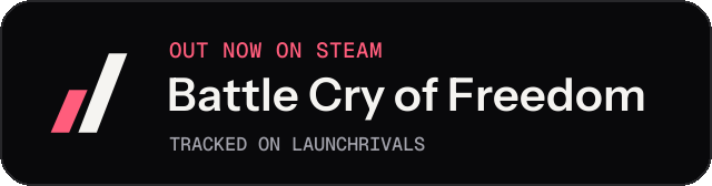 Dark launch badge for Battle Cry of Freedom