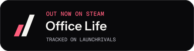 Dark launch badge for Office Life