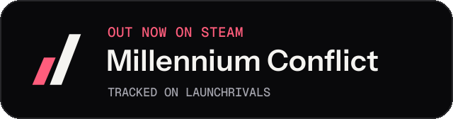 Dark launch badge for Millennium Conflict